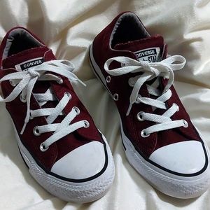 Maroon Converse